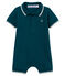 Baby-polo-kurzoverall jungen grün PINEDE
