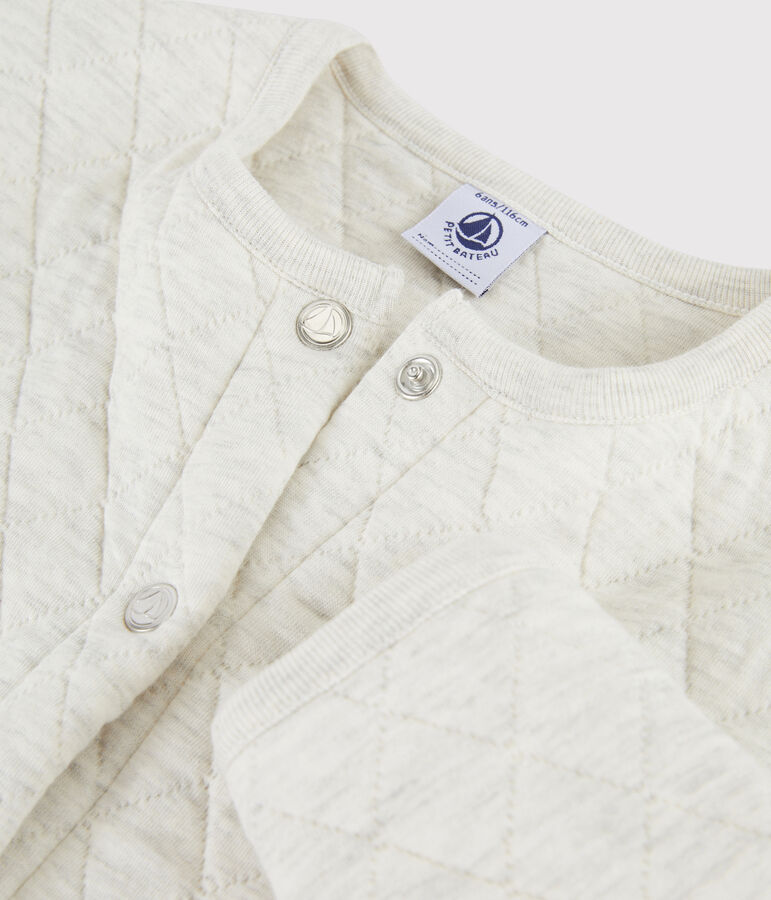 Schlauch-Cardigan f&uuml;r M&auml;dchen beige