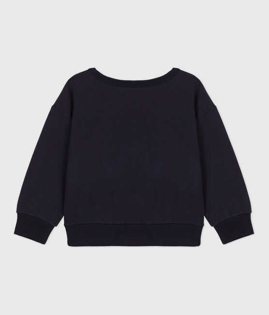 Bedrucktes Kinder-Sweatshirt aus Molton blau SMOKING