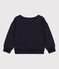 Bedrucktes Kinder-Sweatshirt aus Molton blau SMOKING
