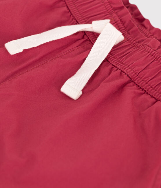 Kinderhose aus Baumwoll-Serge für Mädchen rosa PAPI