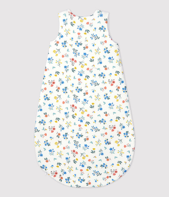 Babyschlafsack aus Baumwolle weiss MARSHMALLOW/weiss MULTICO