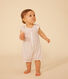 Kurzer Baby-Overall aus Baumwolle mit Blumenmotiv