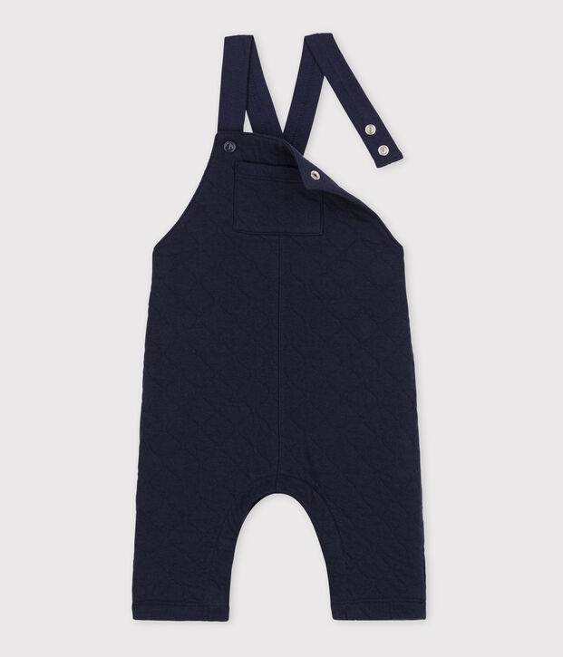 Lange Baby-Latzhose aus gestepptem Doppeljersey SMOKING