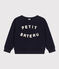 Mädchen-Sweatshirt aus Molton blau SMOKING