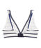 Damen-BH weiss MARSHMALLOW/blau SMOKING