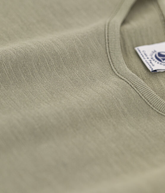 Kurzärmeliges Kinder-T-Shirt aus Baumwolle für Mädchen grün MARECAGE