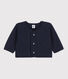 Baby-Cardigan aus gestepptem Doppeljersey