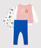 Dreiteiliges Baby-Set vielfarbig