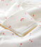 Baby-Kombi-Overall aus Bio-Baumwolle mit Kirschen-Motiv weiss MARSHMALLOW/weiss MULTICO