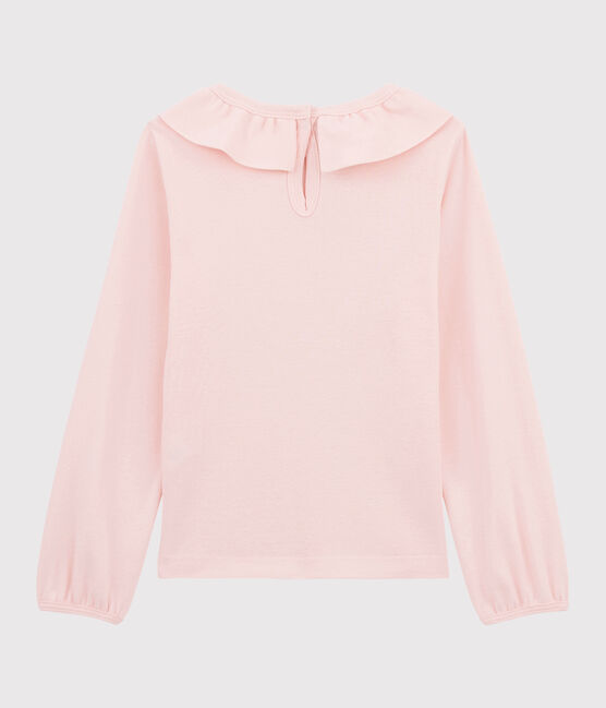 Kinder-T-Shirt mit Kragen für Mädchen rosa MINOIS