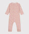 Geblümter Baby-Pyjama aus Baumwolle  rosa SALINE/weiss MULTICO
