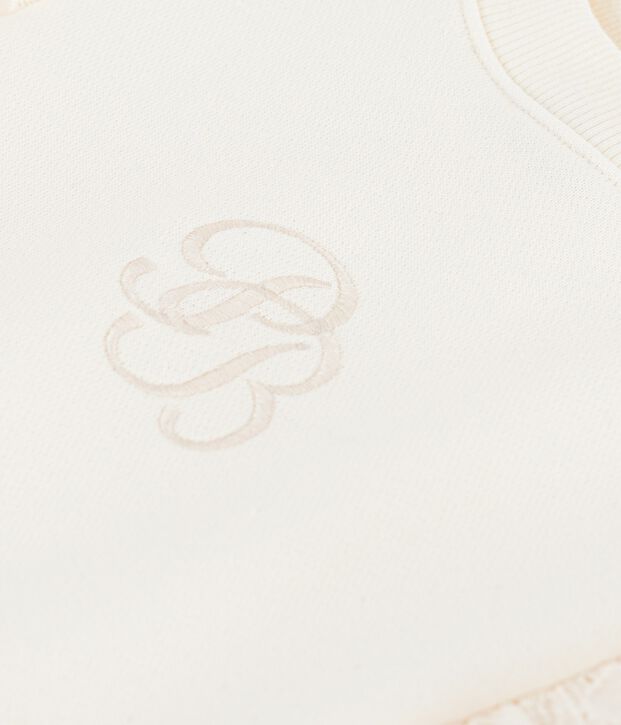 Kinder-Sweatshirt aus Baumwolle MILK