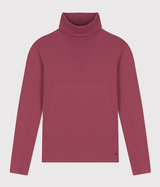 Rollkragenshirt aus Baumwolle für Damen braun JUKE BOX
