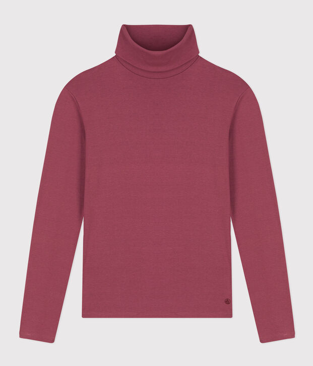 Rollkragenshirt aus Baumwolle f&uuml;r Damen braun