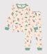 Kinder-Pyjama aus Baumwolle mit Sportmotiven