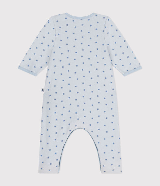 Bodyjama aus Nicki mit kleinen Sternchen für Babys blau GOMME/ BEACH