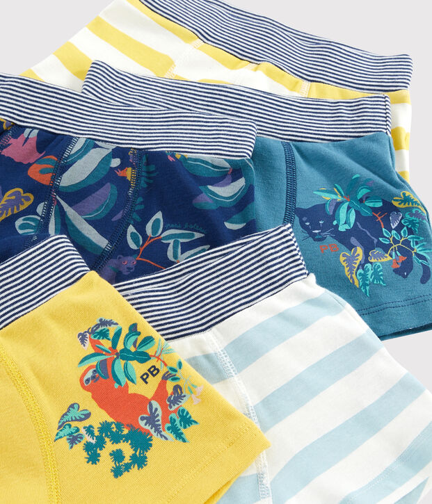 Set mit 5 Boxershorts mit Dschungel-Print f&uuml;r kleine Jungen vielfarbig