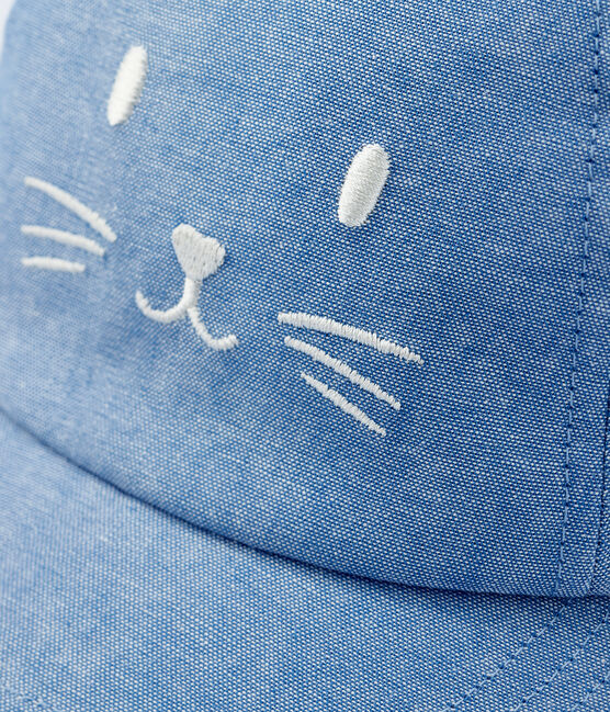 Schirmmütze aus Denim Baby Mädchen / Baby Jungen blau DENIM CLAIR