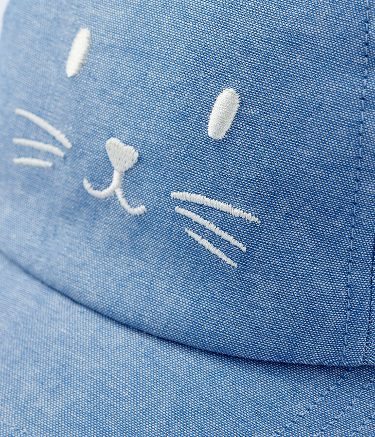 Schirmm&uuml;tze aus Denim Baby M&auml;dchen / Baby Jungen blau