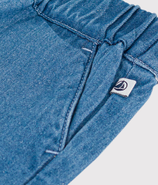 Baby-Shorts aus leichtem Denim blau