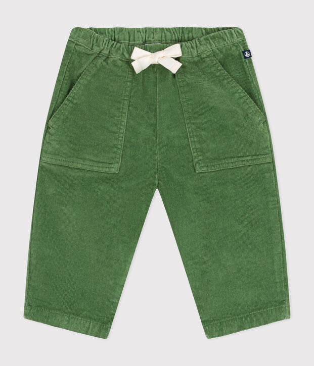 Baby-Hose aus Cord gr&uuml;n