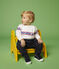 Baby-Sweatshirt aus Molton für Jungen weiss MARSHMALLOW