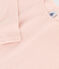 Eng anliegendes T-Shirt mit Rundhalsausschnitt aus Baumwolle für Damen rosa SALINE