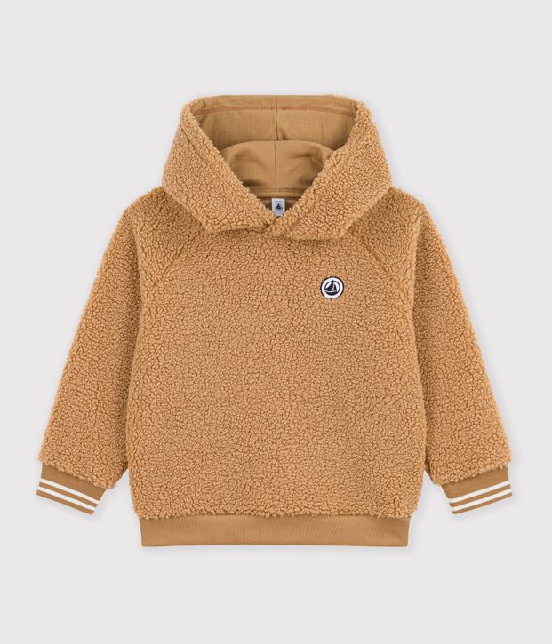 Kinder-Sweatshirt aus Sherpa LATTE