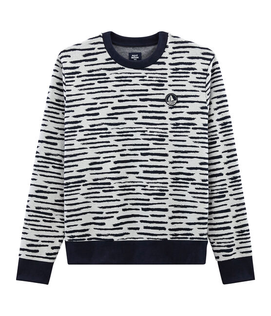 Sweatshirt in Kooperation mit Jean Jullien weiss MARSHMALLOW/ DASH CN