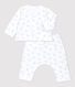 Zweiteiliges Baby-Set aus Bio-Baumwolle mit Murmeltier-Muster