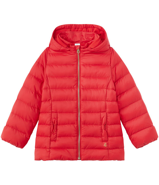M&auml;dchen-winterjacke mit Kapuze rot