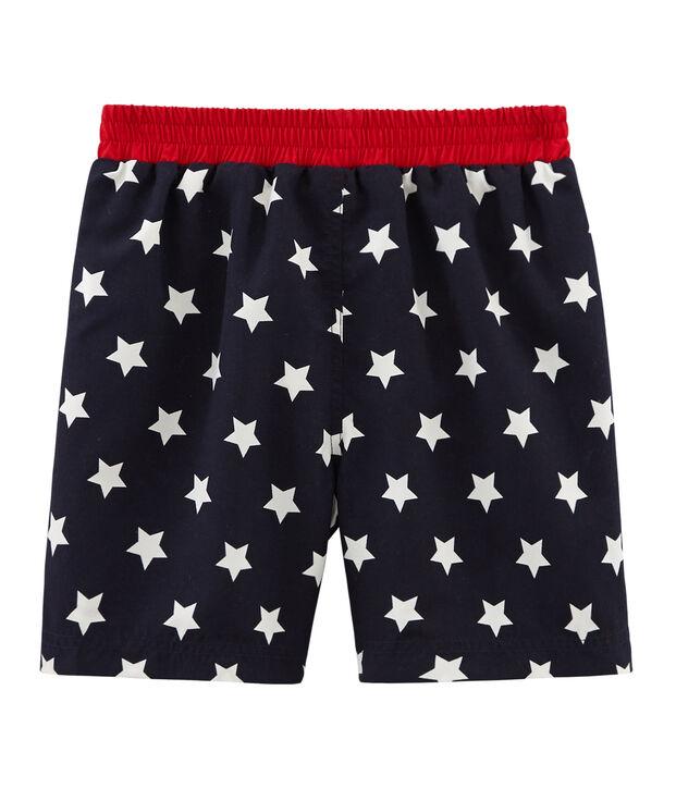 Strandshort Jungen blau/weiss