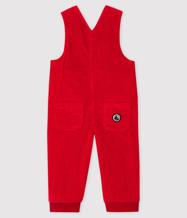 Lange Baby-Latzhose f&uuml;r Jungen rot