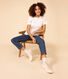 Damen-T-Shirt L’ICONIQUE aus Baumwolle mit Mäusezähnchen