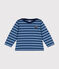 Baby-Streifenshirt "Marinière" aus festem Baumwollstoff blau BEACH/ MEDIEVAL