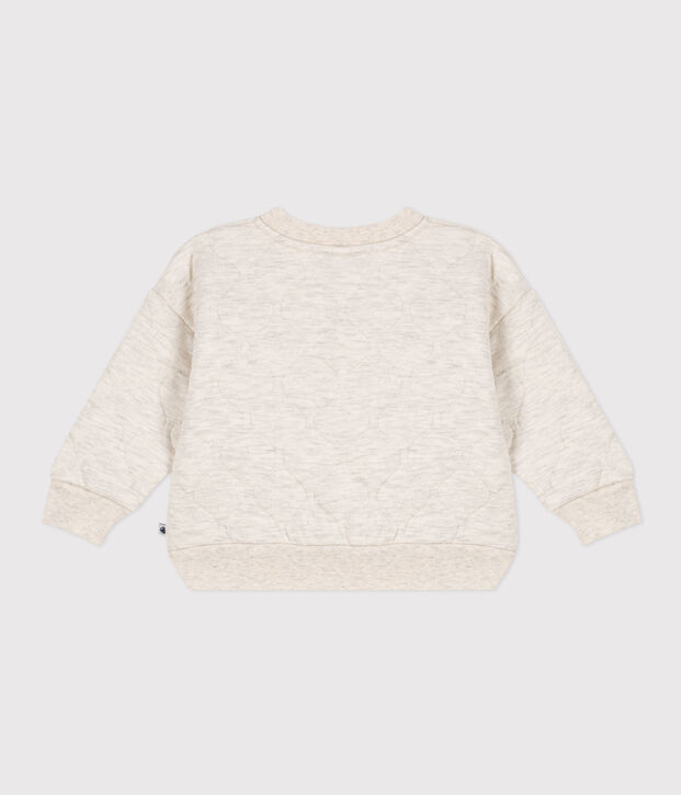 Baby College-Jacke aus gestepptem Doppeljersey MONTELIMAR CHINE