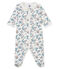 Baby-Strampler für Mädchen weiss MARSHMALLOW/weiss MULTICO