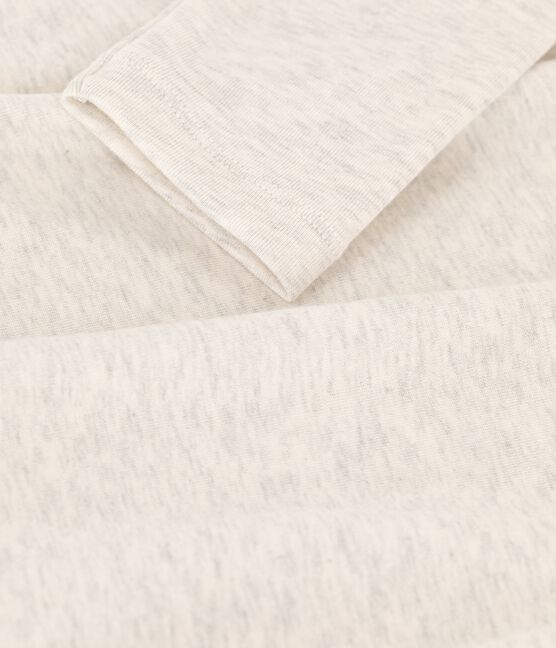 Kinder-Unterziehpullover aus Baumwolle für Mädchen / Jungen beige MONTELIMAR CHINE