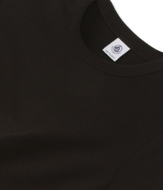 Emblematisches kurzärmliges T-Shirt für Damen schwarz NOIR