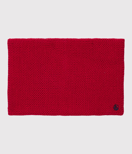 Kinder-Snood Mädchen/Jungen rot TERKUIT