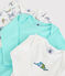 3er-Set langärmelige Baby-Bodys aus Bio-Baumwolle mit Panther-Motiv variante 1