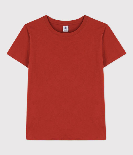 T-Shirt LE DROIT aus Baumwolle mit Rundhalsausschnitt rot HARISSA