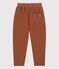 Kinderhose aus gestepptem Doppeljersey braun CINA