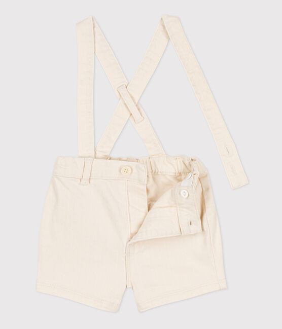 Baby-Shorts mit Trägern aus Denim naturfarben AVALANCHE