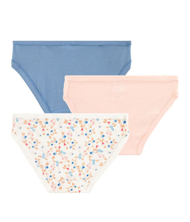 3er-Set Unterhosen f&uuml;r kleine M&auml;dchen vielfarbig