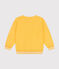 Kinder-Sweatshirt aus Molton für Mädchen und Jungen gelb DAISY