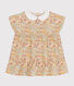 Kurzärmeliges Baby-Kleid aus Popeline