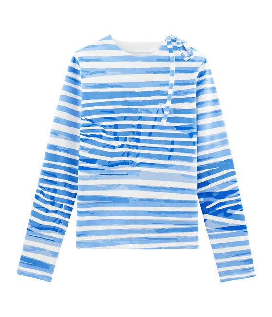 Marinière weiss MARSHMALLOW/blau BLEU