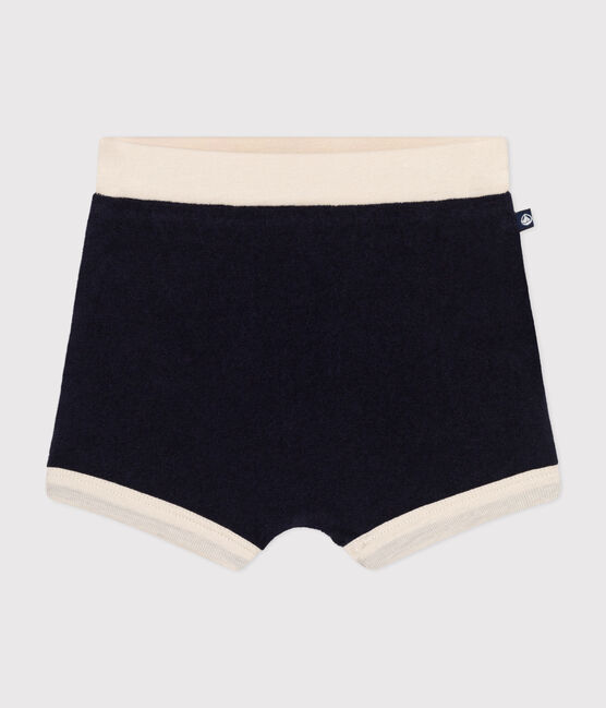 Baby-Shorts aus Frottee blau SMOKING
